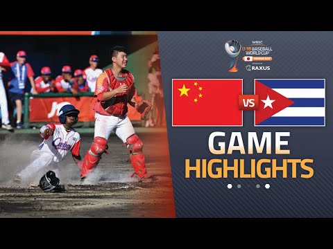 HIGHLIGHTS | 🇨🇳 China vs 🇨🇺 Cuba | WBSC U-18 Baseball World Cup 2025