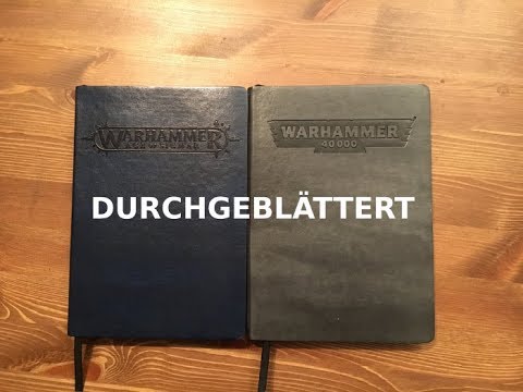 WH40k/WH AoS: Battle Journale durchgeblättert