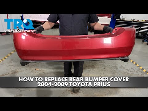 How to Replace Rear Bumper Cover 2004-2008 Toyota Prius