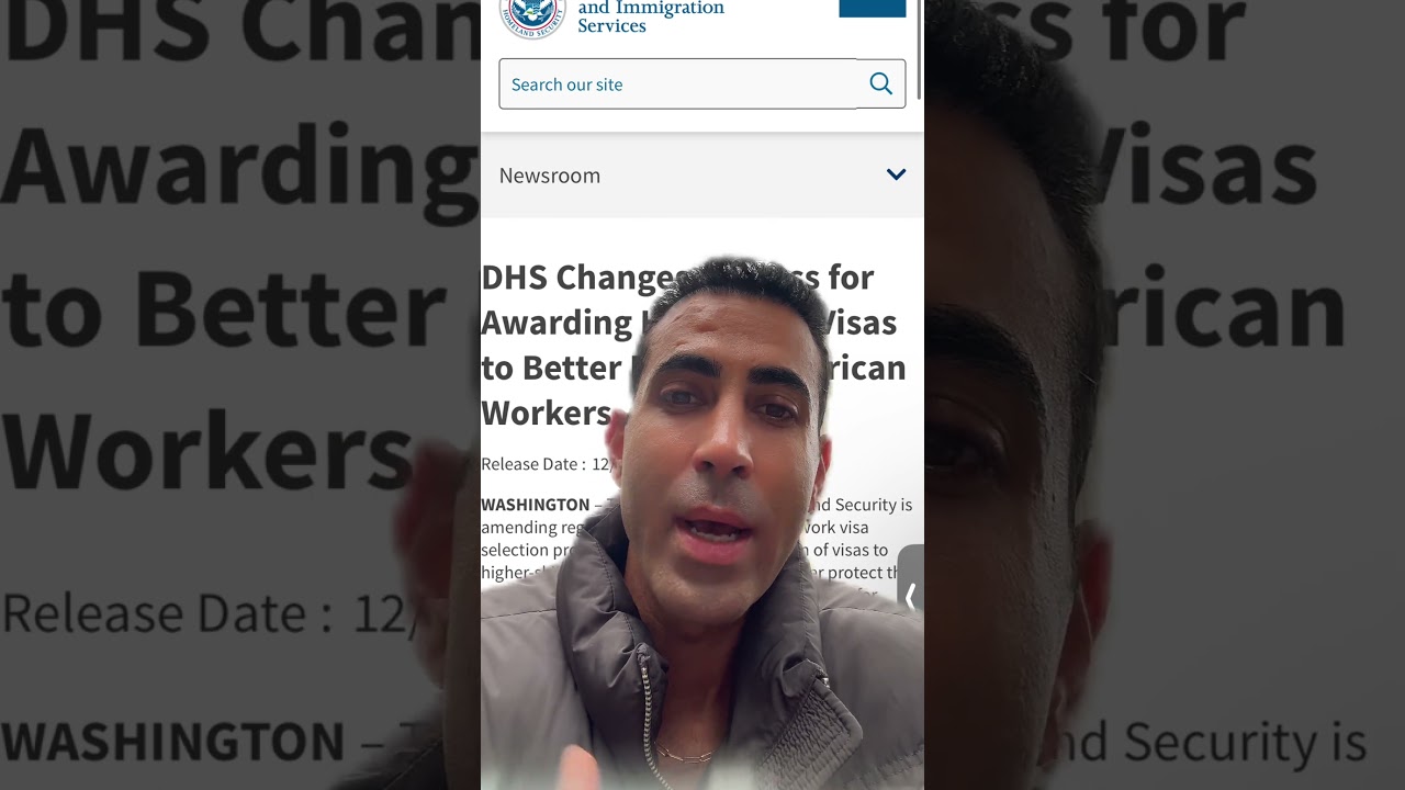 New H1B Visa Changes Announced #uscis #immigration #h1bvisa