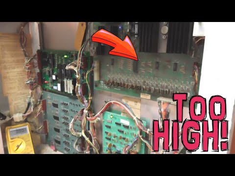 Interesting Bally Pinball Machine Voltage Regulator Design - Six Million Dollar Man Voltage Too High