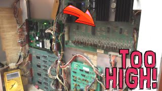 Interesting Bally Pinball Machine Voltage Regulator Design - Six Million Dollar Man Voltage Too High