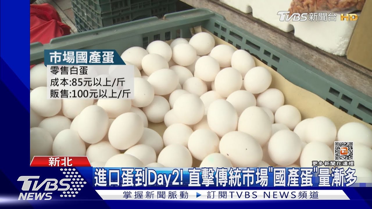 進口蛋到Day2! 直擊傳統市場「國產蛋」量漸多