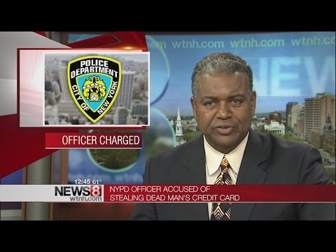 NYPD cop accused of using dead man’s credit card to buy ring