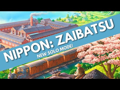 Nippon: Zaibatsu | Solo Board Game Tutorial & Playthrough (Sponsored Video)