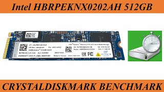 Download the video "Intel HBRPEKNX0202AH 512GB SSD CrystalDiskMark Benchmark"