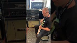 Video thumbnail for Hiwatt Custom Super Hi-50 Super Tight High Gain Amp! Summer NAMM 2019 (Mike Fortin designed) by Angry Tones Riff Clips