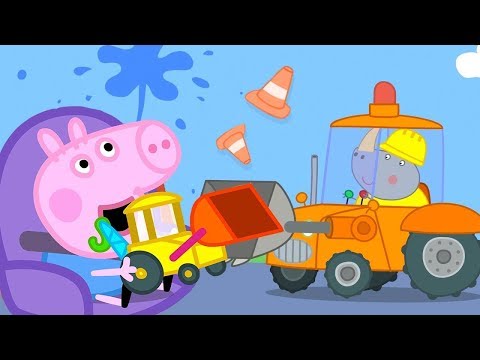 Świnka Peppa 🚜 Roboty Drogowe 🚧 Bajki Po Polsku | Peppa po Polsku