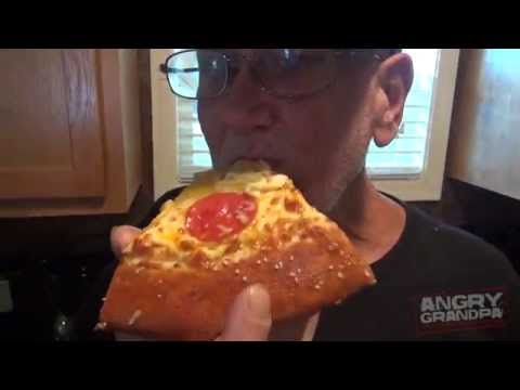 Angry Grandpa - The Little Caesars Pretzel Crust Pizza