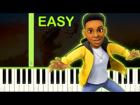 JURASSIC WORLD | CAMP CRETACEOUS - EASY Piano Tutorial