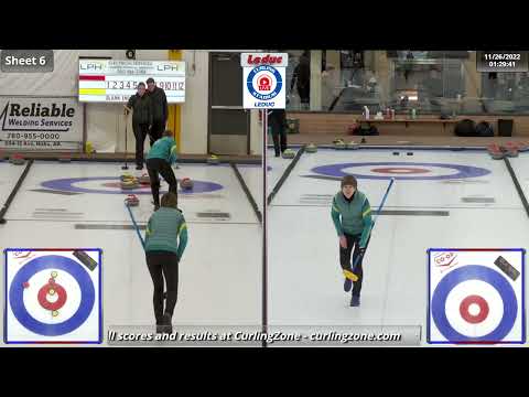 Walczak/Augustyniak vs. Papley/van Amsterdam - Curling Stadium Alberta Curling Series Doubles
