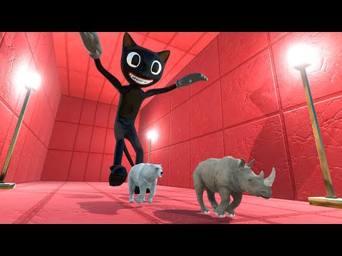 Tunnel of Horror of Cartoon Cat - Animal Revolt Battle Simulator