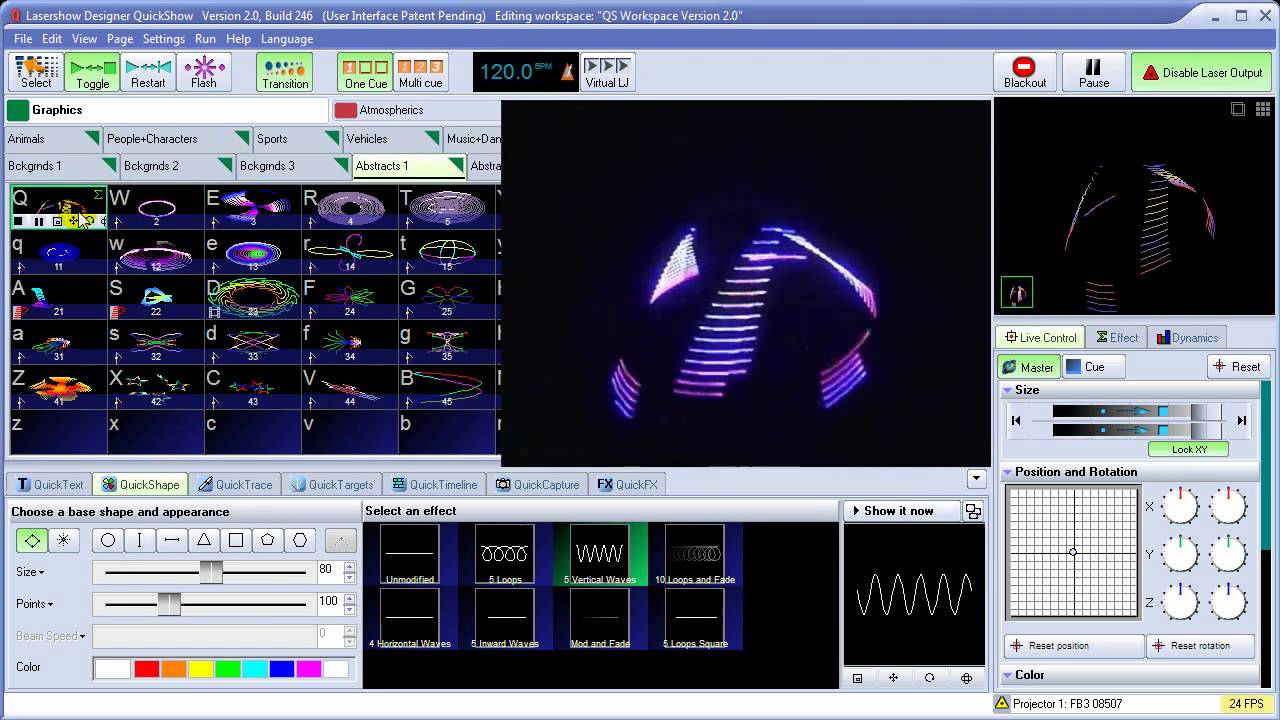 QuickShow Tutorial Chapter 5: Quick Shape
