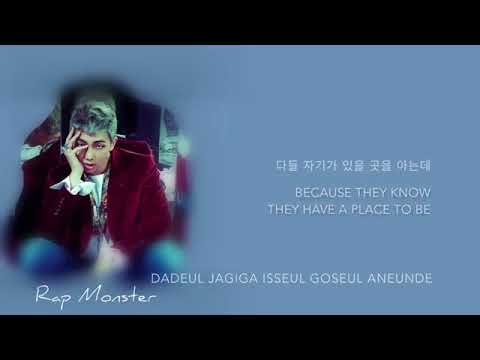 BTS Rap Monster   'Reflection' Han Rom Eng lyrics FULL Version