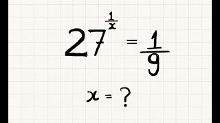 Exponent question fun to solve