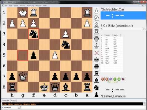 Key Moments in Chess History #155: Schlechter v Lasker, London 1899 Rd 30