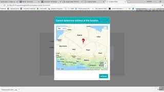Location Picker Form using google map api and bootstrap modal