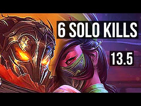 VIKTOR vs AKALI (MID) | 6 solo kills, 1.2M mastery, 300+ games | TR Master | 13.5