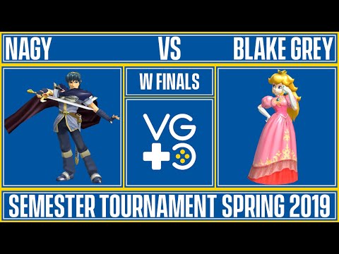 UD Semester Tournament Spring 2019 - Singles - Winners Finals - Nagy (Marth) vs. Blake Grey (Peach)
