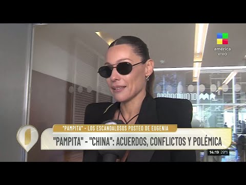 PAMPITA, SOBRE LOS DICHOS DE  "LA CHINA SUÁREZ": "Mi realidad con Vicuña es que consensuamos todo"