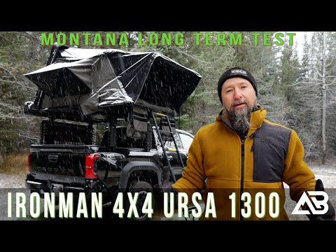 Most IMPROVED Design Goes to IRONMAN4X4 URSA 1300 RoofTop Tent, Torture Tested Montana Rain & Snow