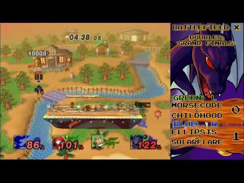 Battlefield X Doubles *Grand Finals* Morsecode & Childhhood(GREEN) vs Ellipsis & Solarflare(BLUE)