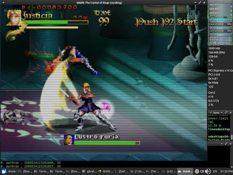 Mame 0.214 Native Test 48fps NVENC x64 + Sound (Core i3 8350K) + Nvidia 435.24