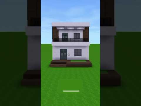 Insane Minecraft House Build in 60 secs!! #Shorts