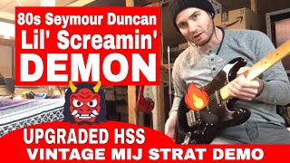 Video thumbnail for Lil’ Screamin’ Demon (Seymour Duncan) Fender MIJ Vintage 80's ST57 Strat HSS - GUITAR DEMO by Play and Trade Guitars