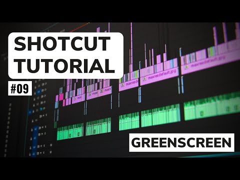 🟢 Videobearbeitung mit Green Screen 🟢 - Shotcut Tutorial #9