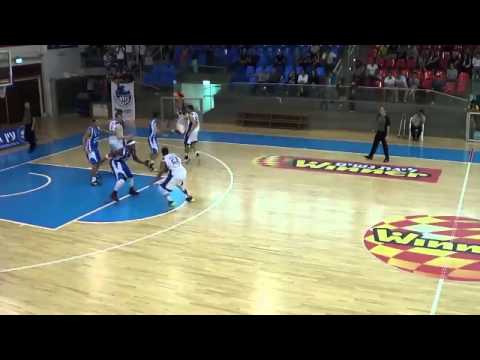 #23 (White) Donald Rutherford Ramat Hasharon vs Ashkelon 34pts 15reb Eurobasket Player of the Week 7