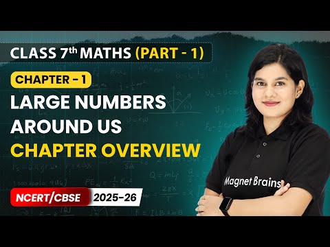 Large Numbers Around Us One Shot Revision Class 7th Maths Chapter 1 CBSE 2025 26