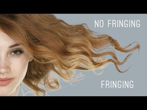 Cutting out Hair and Removing Fringe with Photoshop