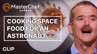 Cooking Dried Space Food For Astronaut Chris Hadfield 👨🏻‍🚀 | MasterChef Canada | MasterChef World