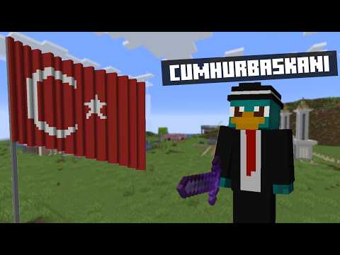 Minecraft’ta Nasıl CUMHURBAŞKANI Oldum? - SMP