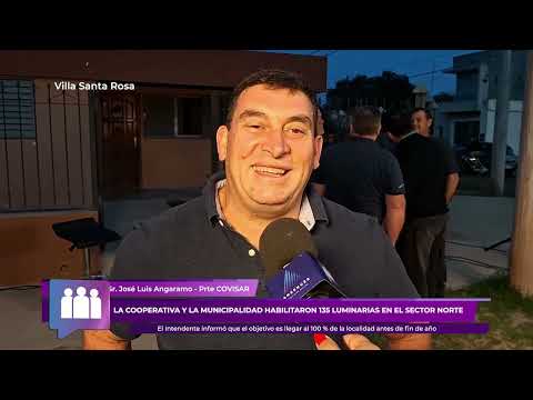 Villa Santa Rosa | Avance histórico hacia el 100 % de luminarias LED, turismo y más