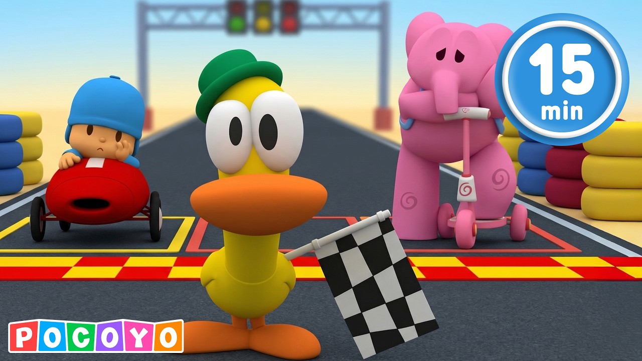 本当の勝者！ポコヨのレーシングゲーム 🏎️ 🏁 (15分) | ぽこよ 日本語 | 子どものためのアニメ動画