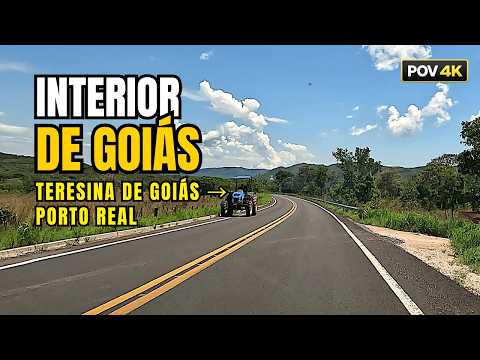 De Teresina de Goiás a Porto Real pelas Estradas Rurais do Nordeste Goiano | 4K