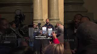 [花邊] 上個月Marcus Morris才獲頒費城城市鑰匙