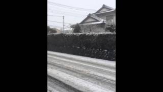 雪の三島市
