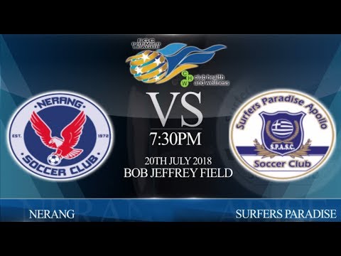 FGC CHW Premier League rnd 13 - Nerang vs Surfers Paradise (1-0).