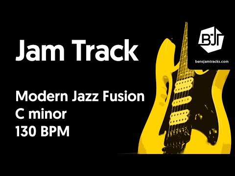 Modern Jazz Fusion Jam Track in C minor "Supernova" - BJT #38