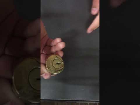 Replacing Key Cylinder for Kwikset Deadbolt