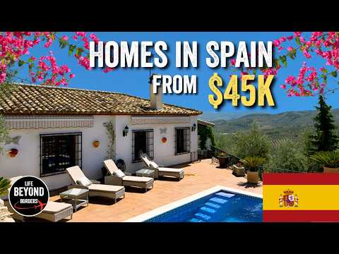 9 Affordable Homes in south of SPAIN Under €60K!