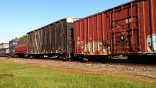 preview picture of video '5/13/13 - CA-20 Norfolk Southern 5277 & 5287 on Conrail Shared Lines South Jersey, Maple Shade'