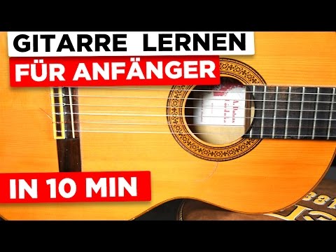 Gitarre lernen für Anfänger - 10 Minuten Rhythmus Lektion