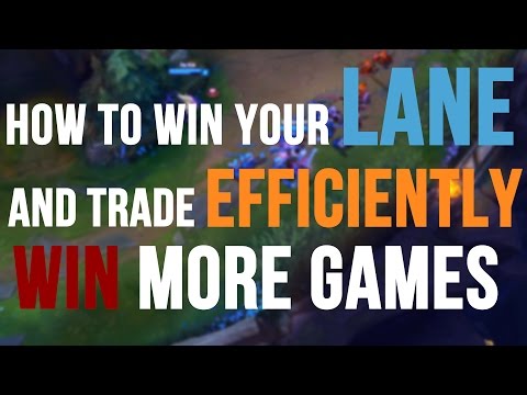 How to win your lane - Zone control & how to trade (League Basics #1)