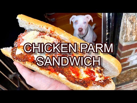 Easy Chicken Parmesan... ON A SANDWICH