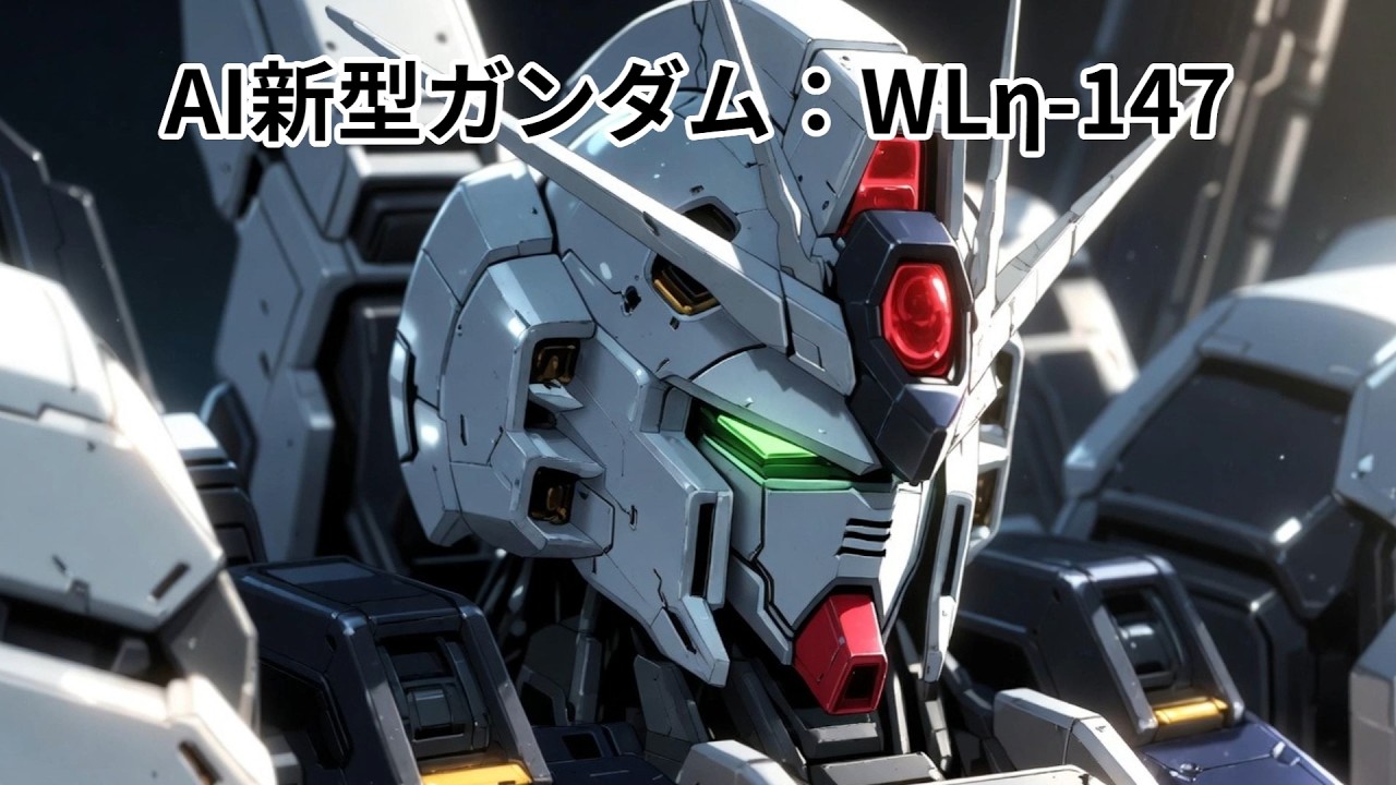 AIが考えた新型ガンダム＃147｜AI-Designed New Gundam #147