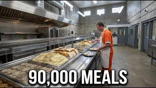 How Prison Cook Make 90,000 Meals a Day for America's Toughest Inmates